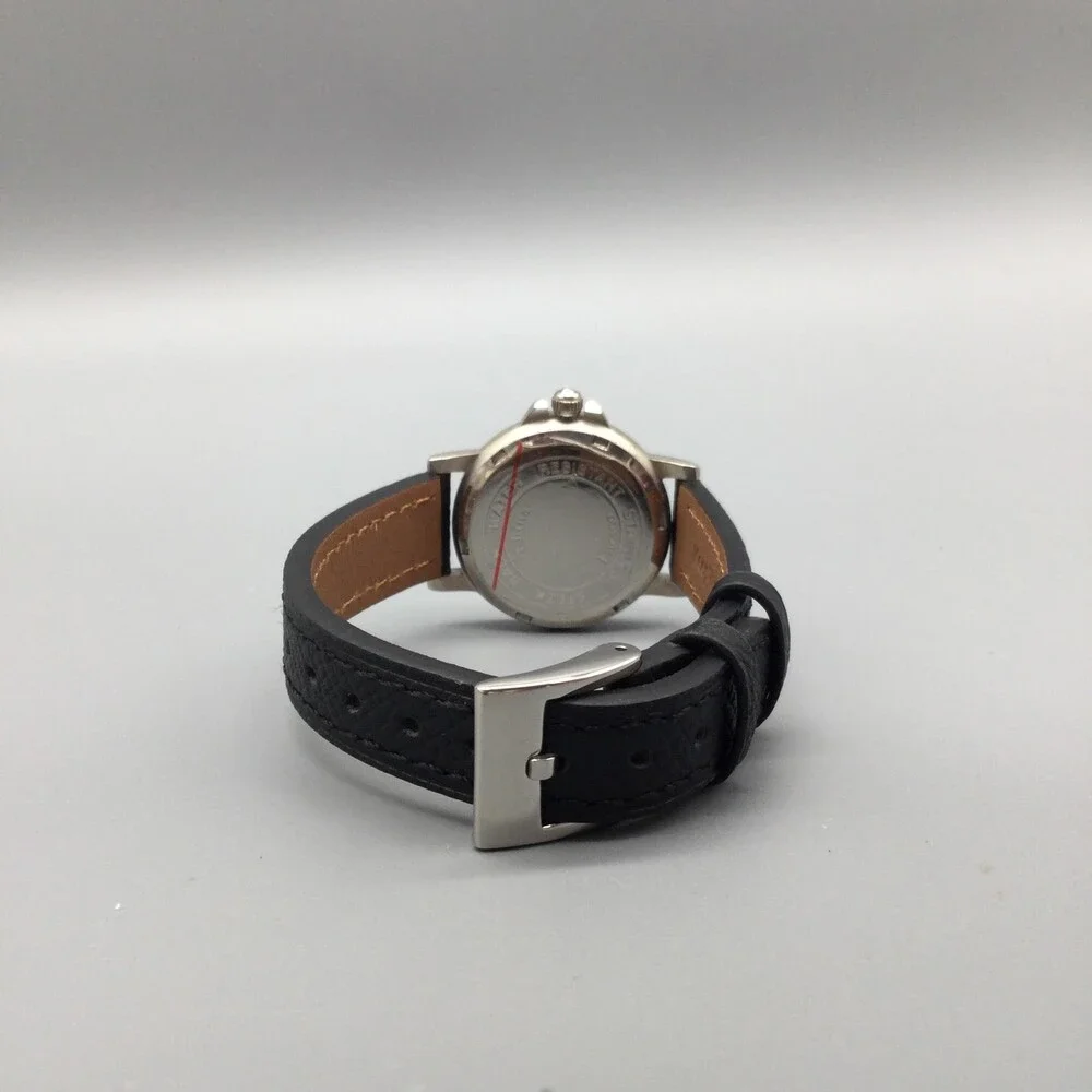 Cherished Teddies Val Womens Watch 29mm Black Strap Silver Tone New Battery 1999